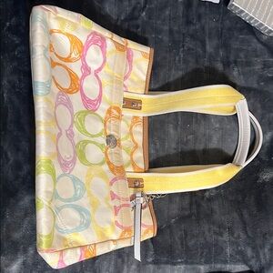 Colorful Patterned Tote Bag